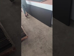 Panel de absorción de sonido Acupanel Decoración de pared acústica de madera Panel de pizarra máquina de clavado