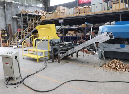 1500kg/H Waste Wood Pallet Shredder Machine Wood Chipper Crusher Shredder Machine