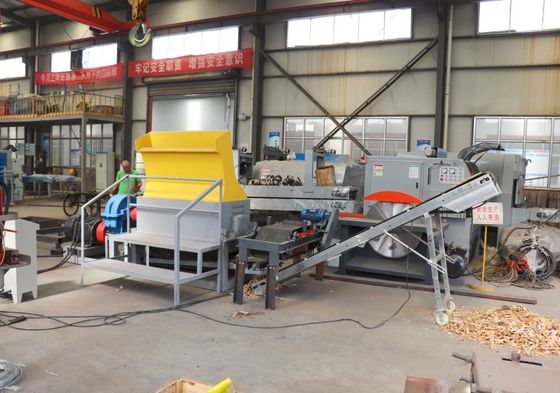 1500kg/H Waste Wood Pallet Shredder Machine Wood Chipper Crusher Shredder Machine