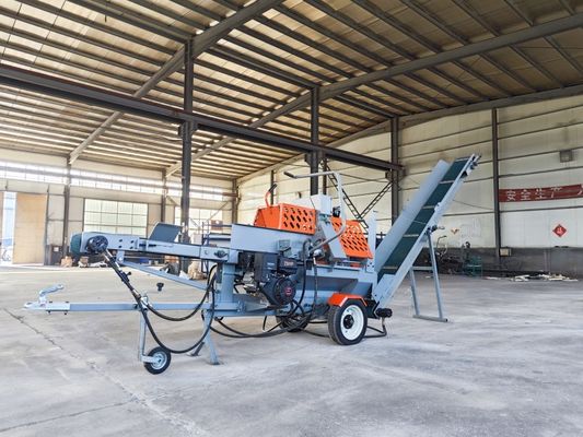 Power And Efficiency E Start Gasoline Wood Log Splitter Firewood Processor Wood Chipper