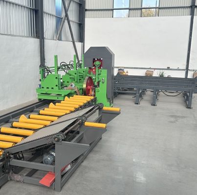 Heavy Duty Vertical Band Sawmill With Hydraulic Carriage Vertical Bandsaw Mill with Log Turner