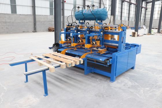 High-Efficiency EPAL European Standard Automatic Wood Pallet Production Line | 50-80 Pcs/h Capacity