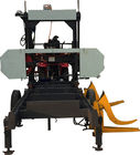 Log Diesel/Petrol Engine Sawmill Wood Machine Portable Band Sawmill With Trailer Saw Mill Machine