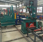 vertical band sawmill with CNC carriage automatic wheel wood cutting saw machine