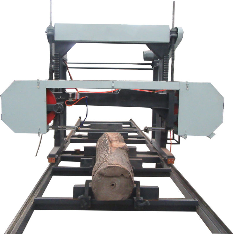 Horizontal band saw machine for wood cutting,portable saw mill,wood working machine