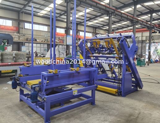 Máquina automática de ensamblaje de paletas de fibra EURO bloque de aserrín de paletas máquina de clavado de paletas EURO máquina de clavado de paletas de madera