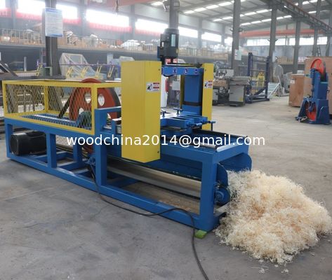 300-500MM Máquina de lana de madera de longitud Excelsior 12 meses de garantía