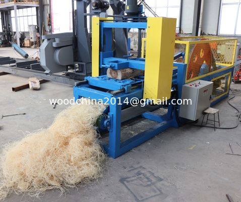Máquina de fabricación de lana de madera de gran capacidad para encendedores de fuego de lana de madera