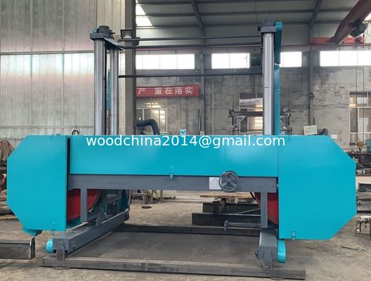 Dia 2500mm CNC horizontal automático de madera de banda de la máquina de sierra de banda para el corte de troncos africanos
