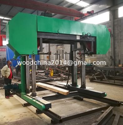 Cerradura eléctrica portátil Cerradura horizontal de banda con motor diesel para el corte de troncos grandes