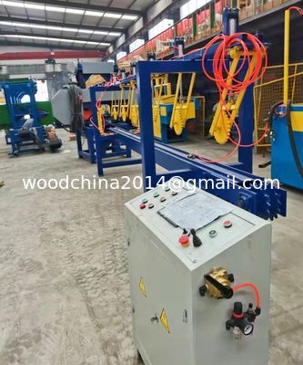 Máquina automática para el molino de serradura de banda de serradura con doble hoja vertical
