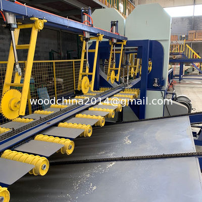 Nuevo diseño Máquinas de sierra industrial de madera de banda vertical gemela Molino de sierra para cortar madera