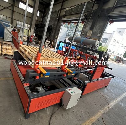 Plataforma de madera semiautomática que clava la máquina con la plataforma de madera de Palletizer que clava la máquina