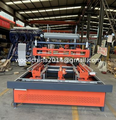 Plataforma de madera semiautomática que clava la máquina con la plataforma de madera de Palletizer que clava la máquina