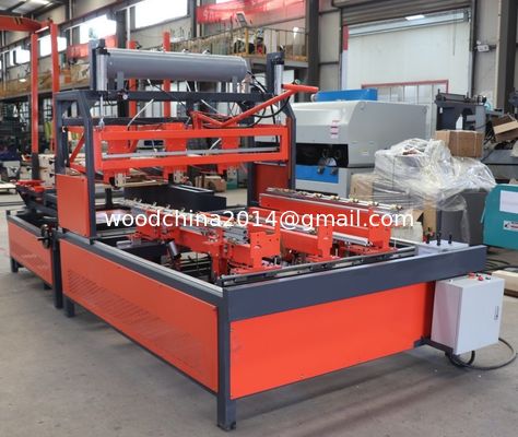 Plataforma de madera semiautomática que clava la máquina con la plataforma de madera de Palletizer que clava la máquina