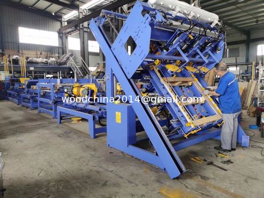Plataforma de madera en bloques que hace la plataforma de la máquina que clava la máquina, máquina de madera fácil de usar de la plataforma