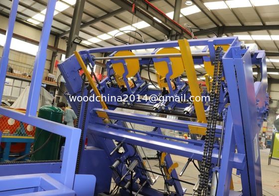 Plataforma de madera automática que clava la máquina del fabricante de la plataforma de la máquina, plataforma automática que clava la máquina con la operación neumática