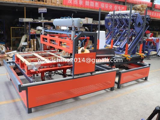 Plataforma semi automática que clava la máquina, clavando la máquina para la plataforma de madera, máquina para clavar la plataforma