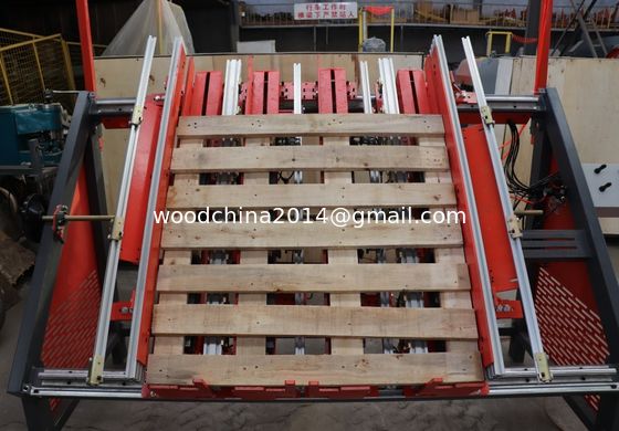 Plataforma de madera en bloques que hace la plataforma de la máquina que clava la máquina, máquina de madera fácil de usar de la plataforma