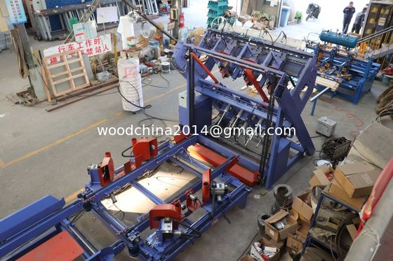 Máquina automática de clavado de paletas de madera Línea de producción de paletas de madera Línea de clavado de paletas