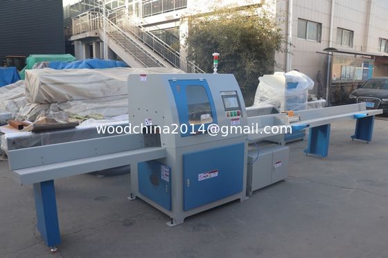 Avanzada de alta eficiencia de trabajo estable automático de madera de corte cruzado 600 mm con 11kw / 15hp 5-30m / min