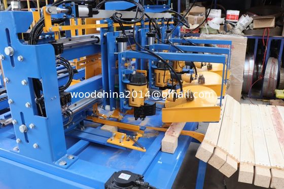 Wooden Pallet Foot Pier Making Machine Foot Pier Production, Nailing And Cutting Integrated Machine