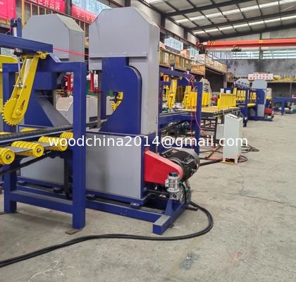 Máquina de serradura de madera de doble banda vertical de CNC máquina de serradura de troncos de cortar madera