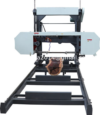 China Fábrica de venta de madera horizontal de la banda portátil vieron aserradero máquina de aserrar troncos
