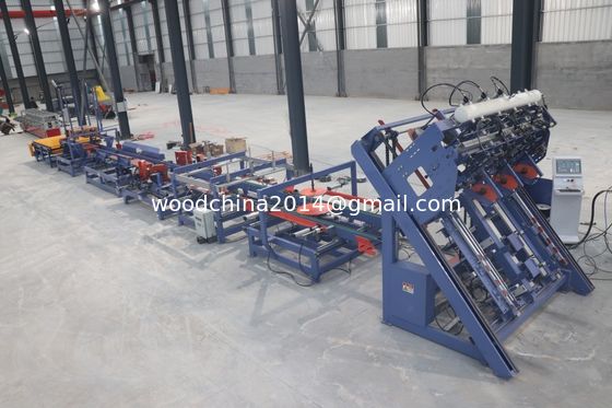 Máquina de ensamblaje de paletas europeas Máquina industrial automática de clavado de paletas de madera para fabricar paletas de madera