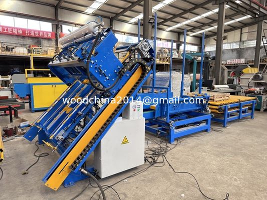 Máquina para hacer paletas de madera Stringer Pallets Nailer Máquina para clavar paletas de madera totalmente automática