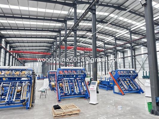 Máquina para hacer paletas de madera Stringer Pallets Nailer Máquina para clavar paletas de madera totalmente automática