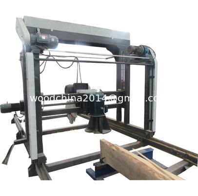 automatic angle circular sawmill with double blades wood cutting mill machine