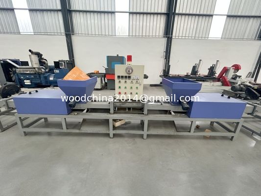 Nueva máquina automática de 2 cabezas de madera para la fabricación de paletas de madera
