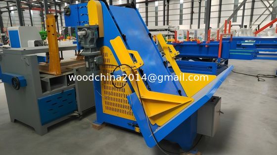 Nocher automático para paletas de madera de doble cabeza con sistema automático de alimentación para fabricantes de paletas