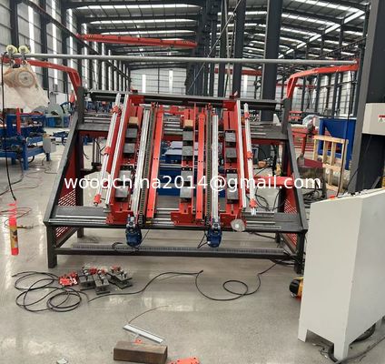 Máquina de fabricación de palets de madera para clavar palets de tipo europeo con pistola neumática para clavos