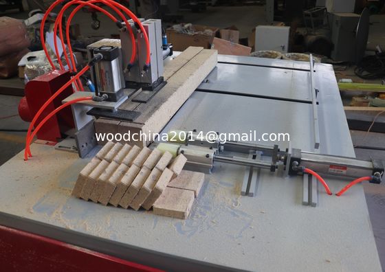 Máquina automática de corte de bloques de madera para la industria Línea de producción
