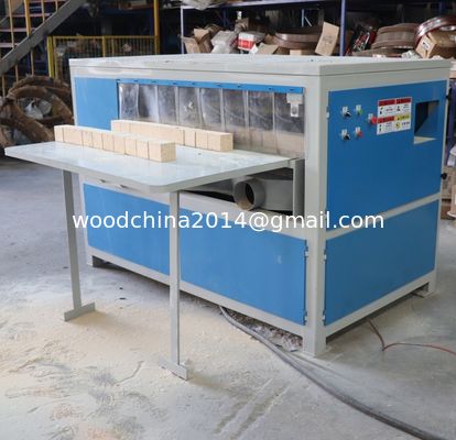 Máquina automática de corte de bloques de madera para la industria Línea de producción