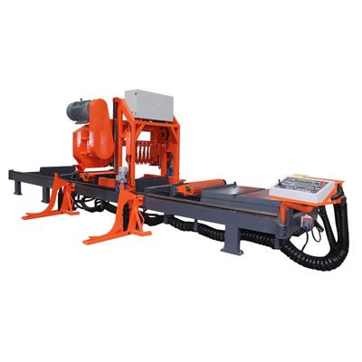 Máquina de sierra de banda hidráulica horizontal totalmente automática para madera de 1000 mm