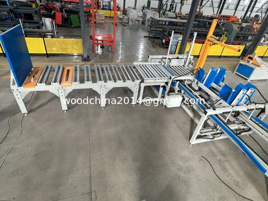 Planchas de madera Máquina de apilamiento de madera Automática de paletas de madera Placas de transporte Máquina de apilamiento