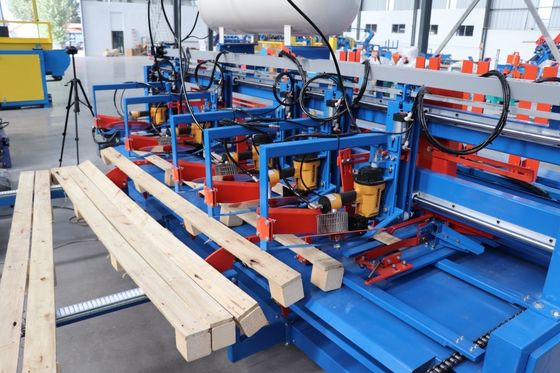 Euro Wood Pallet Automatic Nailing Machine Pallet Foot Assembly Machine