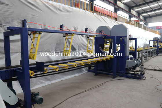 China Manufacturer Twin Vertical Saw Double Blades Wood Cutting Vertical Bandsaw Mills Sawmill Production Line