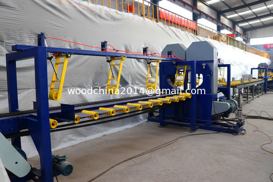 Timber Sawmill Machine Production Line, Twin Heads Vertical Band Saw